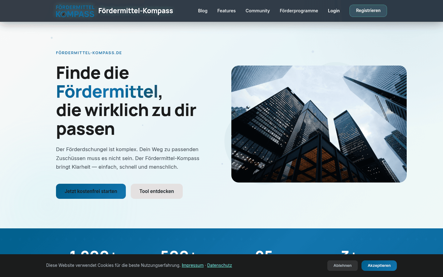 Fördermittel-Kompass